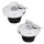Tankdeckel Set abschließbar chrom für Harley Touring Dyna Softail 96-99