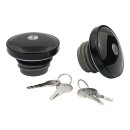 Tankdeckel Gas cap set with lock für Harley Dyna...