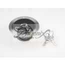 Universal Aero Einschweiss Tankdeckel Set entlüftend für Motorrad Custom Umbau