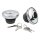 Tankdeckel Set abschließbar chrom für Harley 96-99