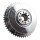 58-62 B.T. rear brake drum & sprocket. Chrome