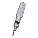 Daytona,D-Light mini LED turn signal set. Chrome, clear lens
