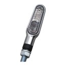 Daytona,D-Light mini LED turn signal set. Chrome, smoke lens