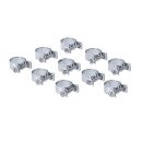 Aba hose clamps, 15mm for 5/16" hose. Zinc plated
