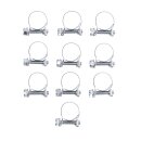 Aba hose clamps, 15mm for 5/16" hose. Zinc plated