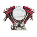 K&N, billet air cleaner assembly. Round Grooved