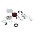Wedge Custom Luftfilter Kit chrom für Harley Twin Cam 99-17