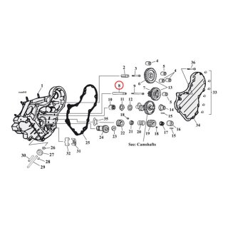 Shaft, circuit breaker gear