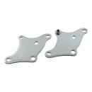 MOTOR MOUNT PLATES, FRONT. CHROME