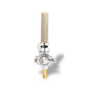 OEM Style Benzinhahn gerade für Harley Modelle 75-06 chrom