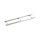Front fender tip spears, stainless