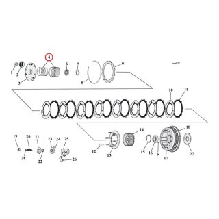CLUTCH SPRING, HEAVY-DUTY