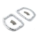 Panhead rocker cover D-ring kit. Chrome