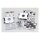 S&S, die-cast rocker cover kit. Chrome