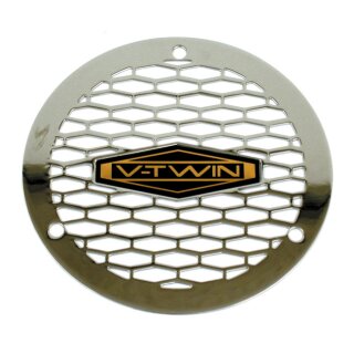Chrome Derby Cover Vented für Harley Dyna Softail Shovel 70-98