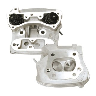 S&S Super Stock Evo Zylinderkopf Kit silber für Harley 84-99