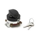 FL style ignition switch, electronic. Flat key. Black