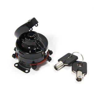 FL style ignition switch, electronic. Round key, black