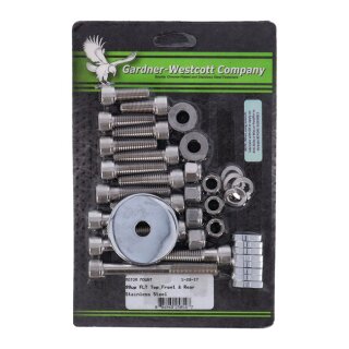 Motor mount screw kit, ss allen FLT Touring 99-02