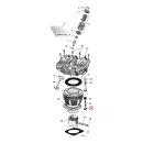 Colony, cylinder base stud spacers set. Chrome