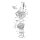 Manley, valve key set (8)