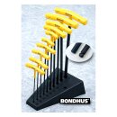 Bondhus, T-handle allen wrench set US sizes