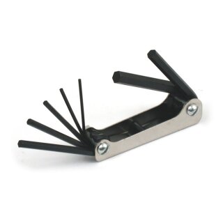 FOLDING ALLEN WRENCH SET. METRIC SIZES