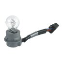 Lampenfassung mit Glühbirne für mittig...