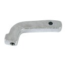 Exhaust/floorboard adapter bracket, custom