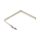Battery hold down strap. Polished stainless