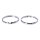 OEM style replacement trim ring set for 5-3/4" headlamp