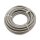 Braided hose 3/8" (10mm). Stainless clear