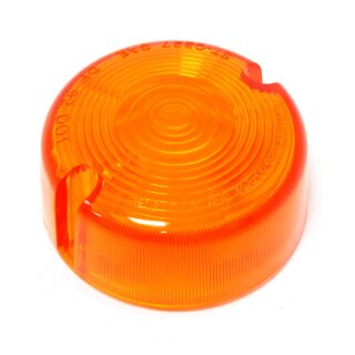 Replacement 3" bullet turn signal lens. Amber
