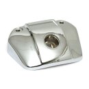 FX, FXR, XL headlamp mounting bracket. No-hole. Chrome