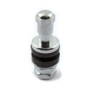 Screw-in tubeless valve stem. Acorn cap