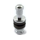 Screw-in tubeless valve stem. Acorn cap