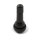 Press-in tubeless valve stem. Plastic black cap