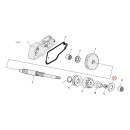 Thrust washer, starter shaft