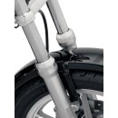 Gabel Staubkappen chrom für Harley Dyna Sportster FXR 39mm