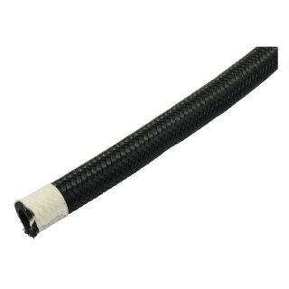 Braided hose 3/8" (10mm). Black nylon