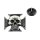 SKULL ADHESIVE EMBLEM, MALTESE SKULL