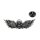 SKULL PIN, FLYING SKULL