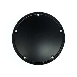 OEM Style Ersatz Derby Cover schwarz matt für Harley Twin Cam 99-17