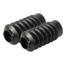 Bobber Boots Gabel Faltenbälge schwarz für...