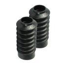 Bobber Boots Gabel Faltenbälge schwarz für...