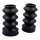 Gabel Faltenbälge Bobber Boots 39mm für Harley Sportster Iron Nightster 08-22