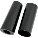 Upper fork slider covers, +2". Black