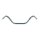 HANDLEBAR BUCKHORN, 1" CHROME