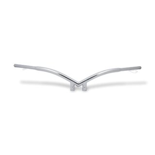 1-1/4" Banana handlebar. Chrome