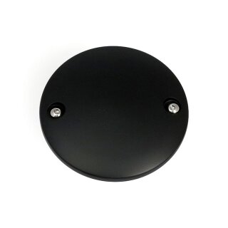 Point Cover schwarz matt für Harley Dyna Softail Sportster 70-21